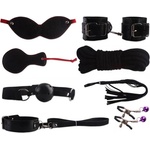  BDSM κомплект Bondage Kit in black 8 части