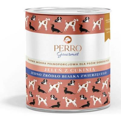 Perro Gourmet Deer with zucchini Mono 800 g