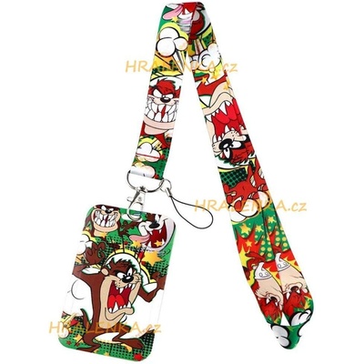 Šňůrka na krk s cedulkou Looney Tunes, Taz