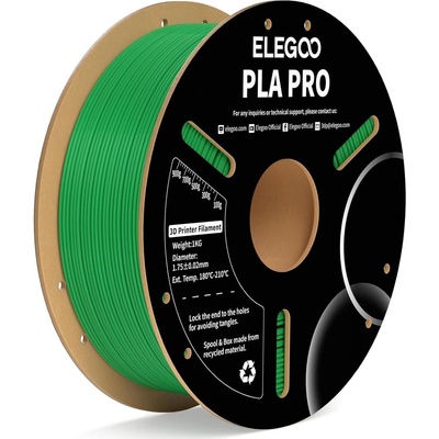 Elegoo PLA PRO -1.75mm-1KG-Cardboard Spool-Green (50.203.0193)