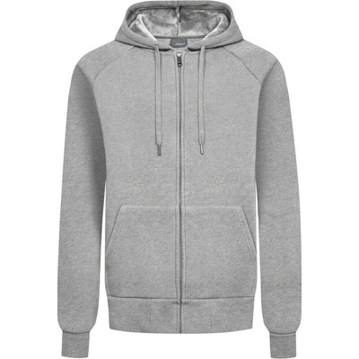 Promodoro 5500 na zip unisex melír šedá