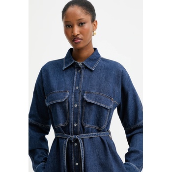 Max Mara Дънкова рокля Weekend Max Mara BALENIO в тъмносиньо къса разкроена 2525226081600 (2525226081600)