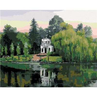 zuty Malování Podle Čísel Park Sofiyivka Na Ukrajině 80 x 100 Cm Plátno