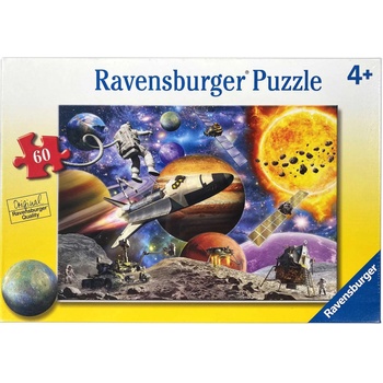 Image 1 of Ravensburger Пъзел Ravensburger от 60 части - Експедиция в космоса (05162)
