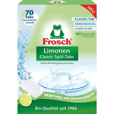 Frosch Tablety Kapsule do umývačky riadu Limetka 70 ks