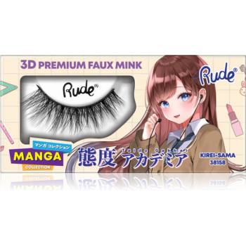 Rude Cosmetics Manga Collection 3D Premium Faux Mink изкуствени мигли тип Kirei-Sama 2 бр