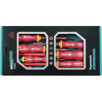 Sada skrutkovačov whirlpower® 102-105, 5 dielna, VDE 1000, Ergonomic