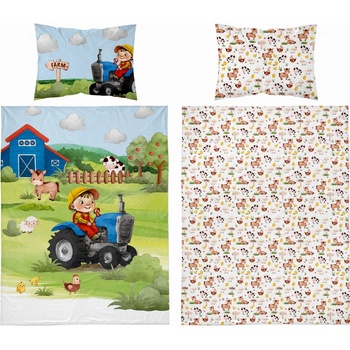 Detexpol obliečky Farma modrá 100 cm x 13540 x 60 cm