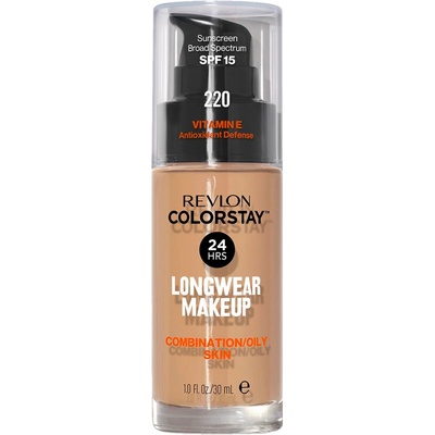Revlon Colorstay make-up s pumpičkou pre mastnú a zmiešanú pleť natural beige 220 30 ml