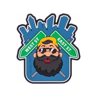 HELIKON-TEX Nášivka BEARDMAN URBAN BLUE, Helikon-Tex, Veľkosť UNI