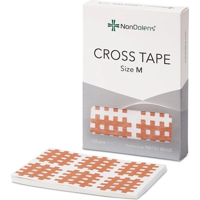 NONDOLENS Cross tejp tělový vel. M B 29 mm x 36 mm 120 ks