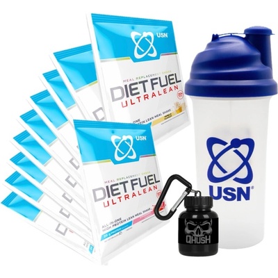 AKCE 10x USN Diet Fuel Ultralean 55 g + ZDARMA Šejkr 500 ml + dávkovač