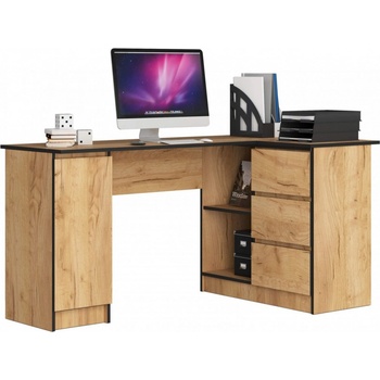Ak Furniture B-20 rohový dub craft pravý