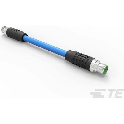 TE Connectivity upravený zástrčkový konektor pre senzory - aktory, 3-2317142-1, 1 ks