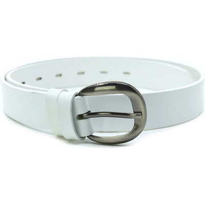 Penny Belts 30-308-00 bílý dámský kožený opasek