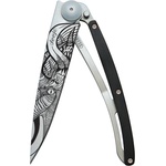 DEEJO 1cb028 tattoo / Ултралеко джобно ножче с дръжка от абаносово дърво (1cb028)