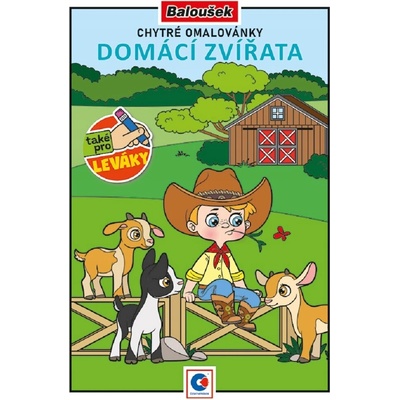 Omaľovánka A5 Chytré omaľovánky Domáce zvieratá