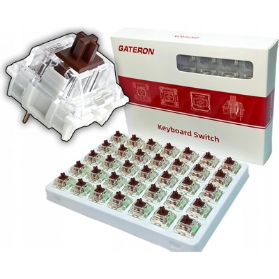 Gateron Brown Pro 3.0 Switch Safe Box 35 ks
