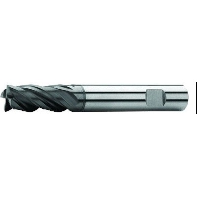 ZPS-FN Fréza válcová čelní 12x26x83, Z4,35°-38°, DIN 6527L, SK, AlTiN, N