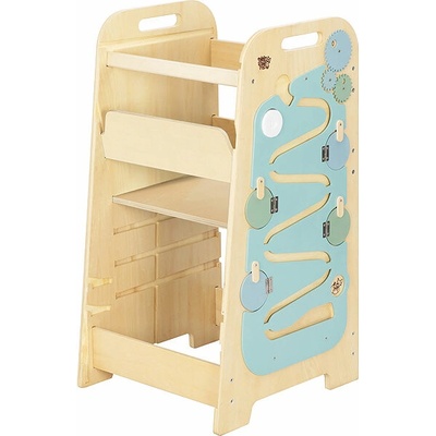 Busykids Montessori učící věž 5In1 Big Mint – Zboží Mobilmania