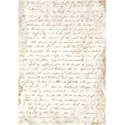 Stamperia Rýžový papír Ručně psaný dopis – Zboží Dáma