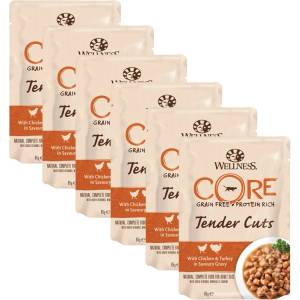 Wellness Core Tender Cuts пиле & пуйка 6 x 85 г
