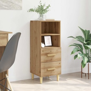 vidaXL Служебен шкаф дъб артизан 34 x 34.5 x 90 см Инженерна дървесина (880944)