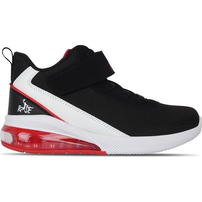 Rise Детски баскетболни кецове Rise Digital Basketball Trainers Childrens - Black/White/Red