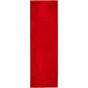  Килим HUARTES с къс косъм, мек и миещ се, червен, 80x250 см