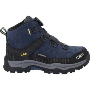 CMP Детски зимни ботуши CMP Kid's Kiruna Mid Fitgo Fleece WP Winter boots - Blue Ink / Yellow - размер 28 (EU) (702-4460-0311)