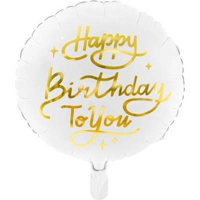 Party Deco Фолиев Балон "Happy Birthday To You", 35см (FB58)
