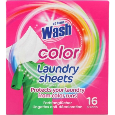 At Home Wash Laundry Sheets Color 16 ks