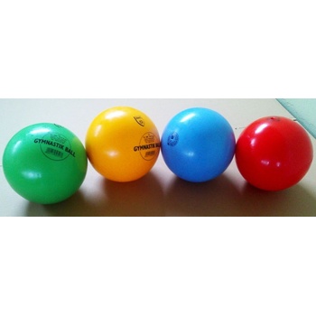 Plasto Гимнастическа / ритмична топка Жълта 19 см plasto