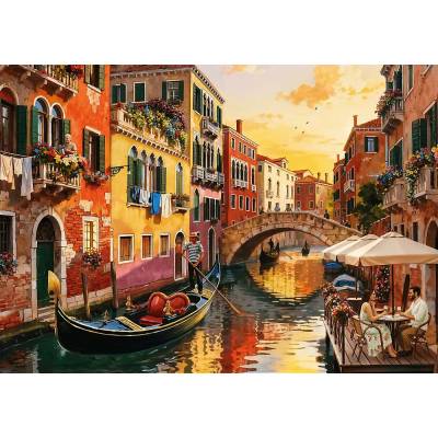 Trefl - Puzzle Venice at sunset - 500 piese