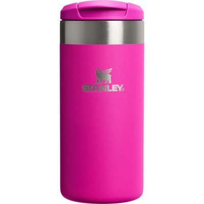 STANLEY 1913 Aerolight Transit Thermo Mug 0.35L - Keeps Hot for 4 Hours - Dishwasher Safe - Coffee Mug To Go Leak-Proof - Compatible with Common Car Drink Holders - Violet Blossom - 100000112461
