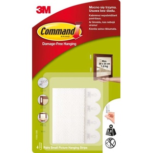 COMMAND ЛЕНТИ 3m command 4бр s max 1.8кг ЗА КАРТИНИ (3530060)