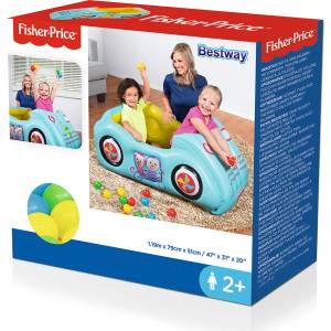 Bestway Надуваема кола с 25 топки