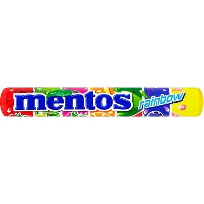 Mentos Rainbow ovocné žvýkací bonbóny 37,5 g