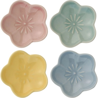 Ib Laursen Kameninová mištička Flower mini žltá 7,5 cm