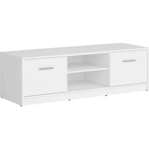 Black Red White ТВ шкаф nepo plus rtv2d бяло