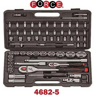 FORCE Гедоре 68 части, 1/2", 1/4", 4-32 мм, force 4682-5 (4682-5)