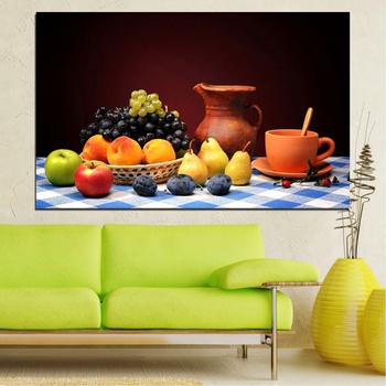 Vivid Home Картини пана Vivid Home от 1 част, Кухня, Канава, 35x25 см, №0740