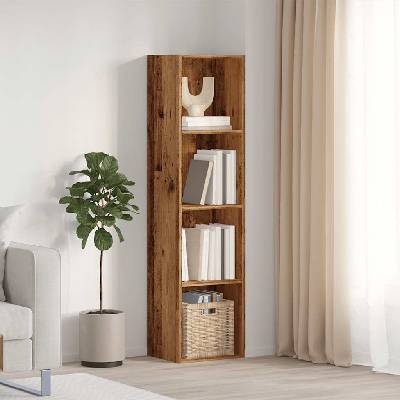 vidaXL Шкаф за книги/телевизионни шкафове от старо дърво (855812)