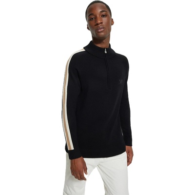 HUGO BOSS Men's Quarter-Zip Fleece - Black
