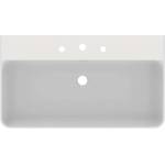 Ideal Standard Conca Ceram - Умивалник за монтаж върху плот 80x45 см, с преливник, 3 отвора за смесител, бял T382701 (T382701)
