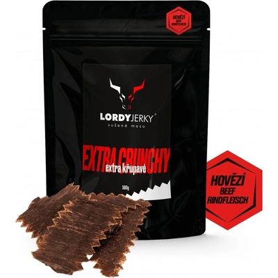 Lordy Jerky Sušené hovädzie mäso Natural 500 g