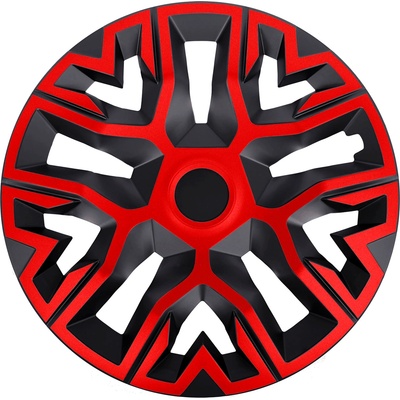 NRM капаци за колела 16", the best червено-черни, 4брой (vtv-pu-23545)