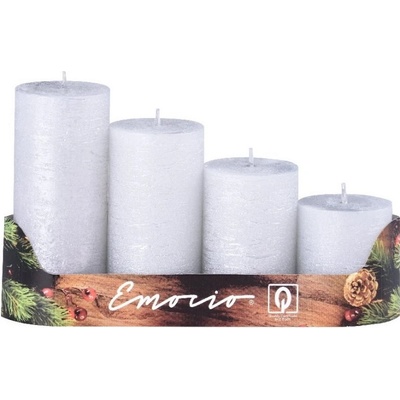 Emocio rustikální adventní stupňovité 50 mm 4 ks 600 g