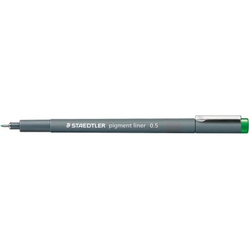 STAEDTLER Тънкописец Staedtler Pigment Liner 308, 0.5, зелен (22909-А-0.5 ЗЕЛЕН)