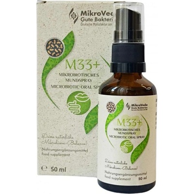 MikroVeda M33 Mikrobiotický ústny sprej 50 ml